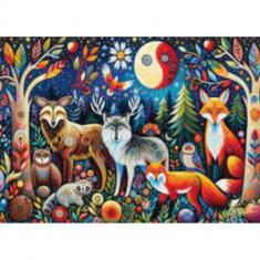 Puzzle 1000 piezas: BOSQUES WHIMSY