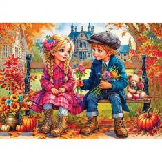 Puzzle 1000 Teile: ZÄRTLICHE GESTE DES HERBSTES