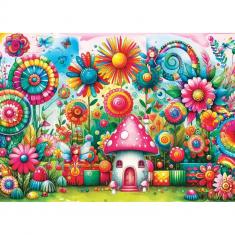 Puzzle 1000 pièces : JARDIN DE RÊVE