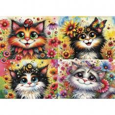  Puzzle 1000 piezas: CAT-TITUDE SQUAD