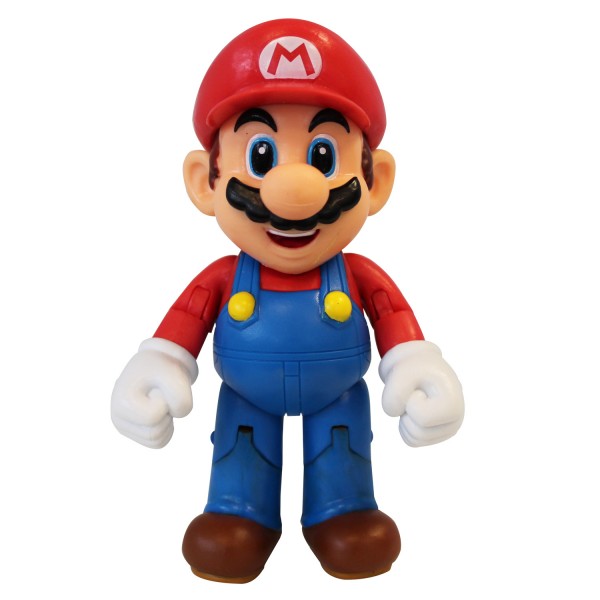 Figurine Nintendo Super Mario Bros 10 cm avec accessoire mystère : Mario - Jakks-FIGNIN015-1