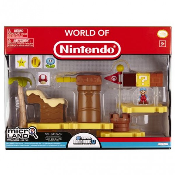 Micro Playset Deluxe Nintendo Super Mario : Dune de miel - Jakks-MFGNIN020-1