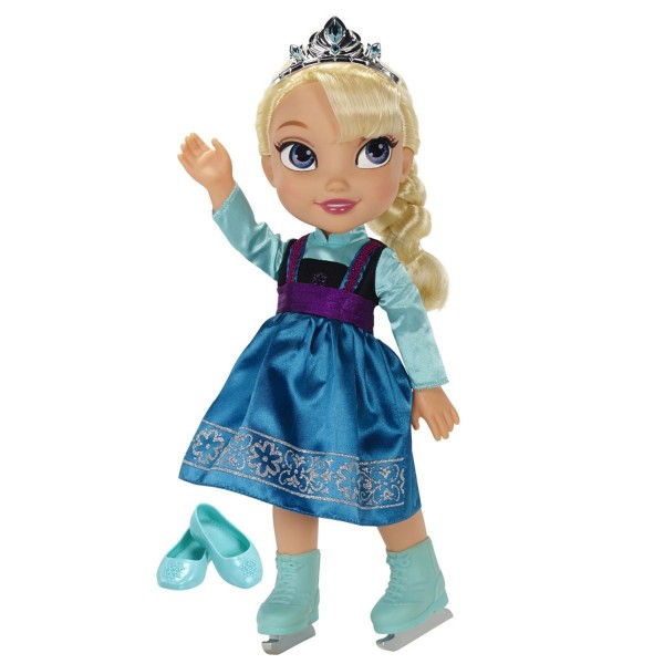 Poupée La Reine des Neiges (Frozen) : Elsa patineuse 35 cm - Jakks-31011