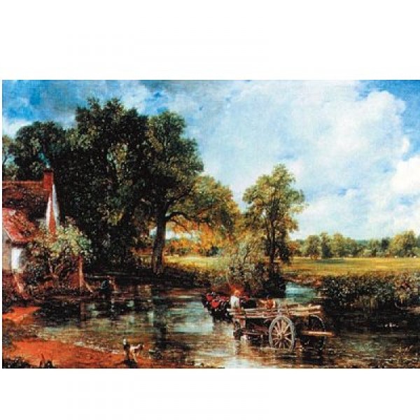 Puzzle 750 pièces - John Constable : La Charrette de foin - Hamilton-606-1