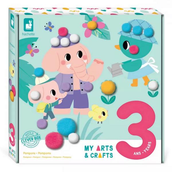 Pompons Creative Box - 3 years - Janod-J07741