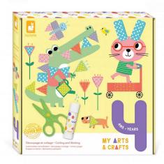 Coffret Créatif Découpage et Collage - 4 ans