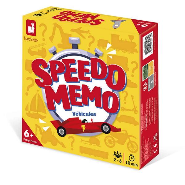 Juego de memoria: Speedo Memo Vehículos - Janod-J02462