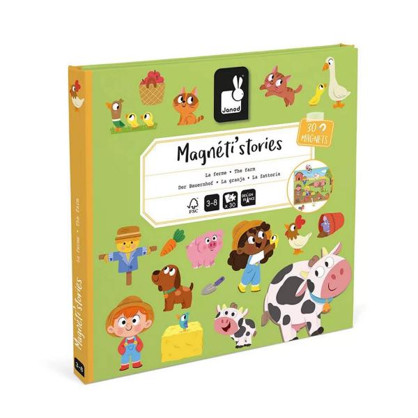 Livre magnétique : Magneti'stories : La ferme - Janod-J05451