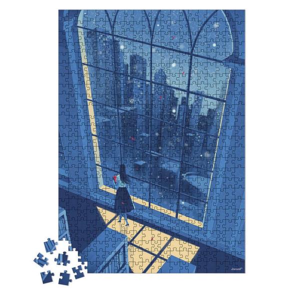 500 Pieces puzzle Blue Night - Janod-J02510