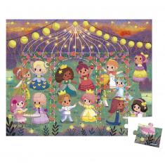 36 pieces puzzle : Princesses