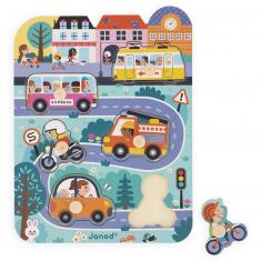 6-piece jigsaw puzzle: city