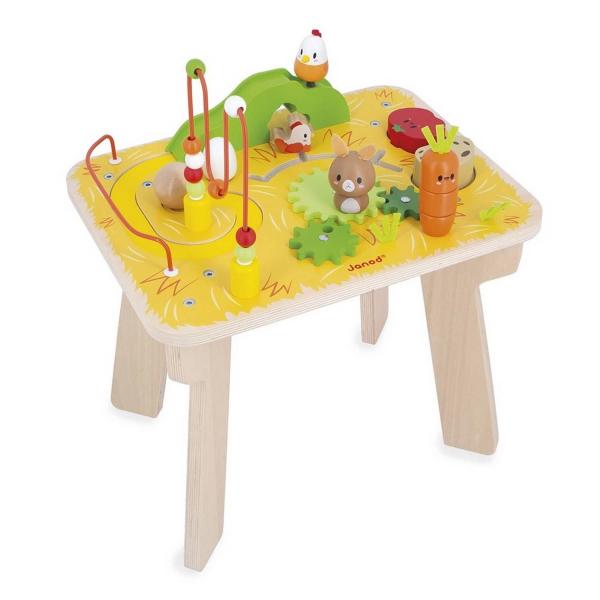  Mesa de actividades de madera - Granja - Janod-J03321