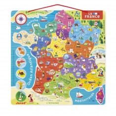 93-teiliges Puzzle: Magnetisches Frankreich