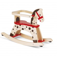 Caramel rocking horse with removable protection