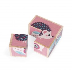 Cubes en bois : Mes Premiers Cubes : Bébés Animaux