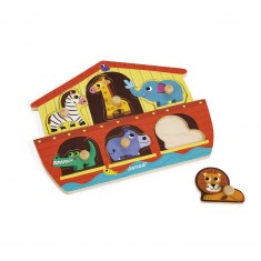 Recessed wooden puzzle: Noah's Ark 