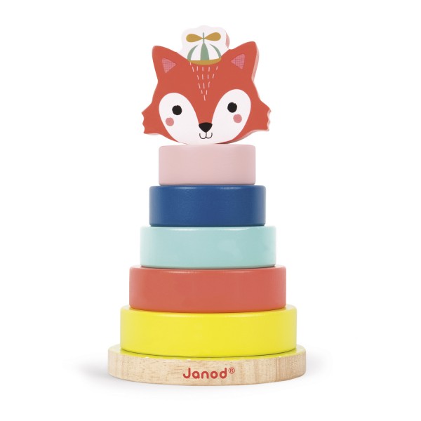 Stackable Fox baby Forest - Janod-J08014