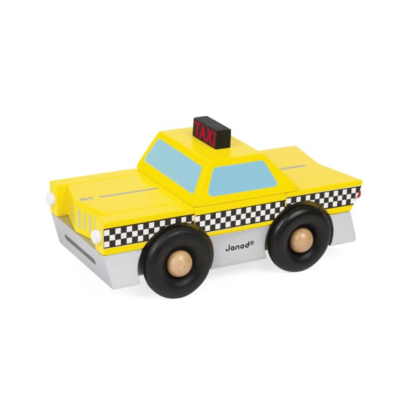 Véhicule en bois Kit Magnet : Taxi - Janod-J05217