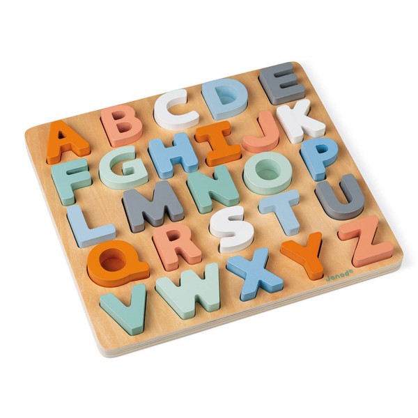 Holzpuzzle Alphabet Sweet Cocoon - Janod-J04412