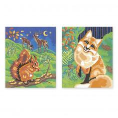 Painting By Number: Forest Animals
