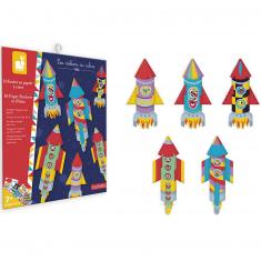 Origami: 10 Paper Rockets to Create