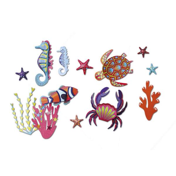 Creative kit: 3D Paper Trophies - Marine Animals - Janod-J07989