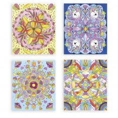 Rainbow Painting Mandalas