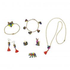 Kit créatif : 7 Bijoux En Plastique Fou Geometrix