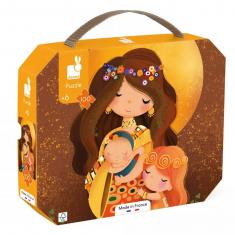 100-teiliges Puzzle: Koffer: Inspiriert von Klimt