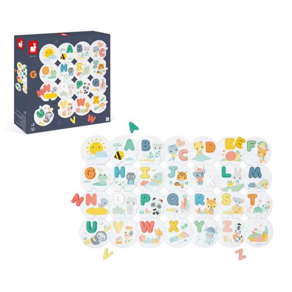 Educational game Puzzles My First Pure Alphabet - Janod-J08045