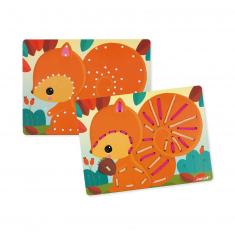 Lacing cards: Animals