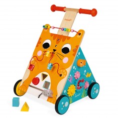 Wooden multi-activity trolley: Cat