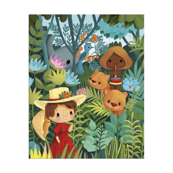 Puzzle 100 pièces : Inspiré de Rousseau - Janod-J02550