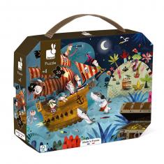 36 piece puzzle: Pirates suitcase