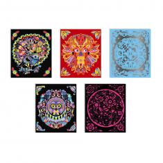 Kit Creativo: Scratch Art Mandalas Animales