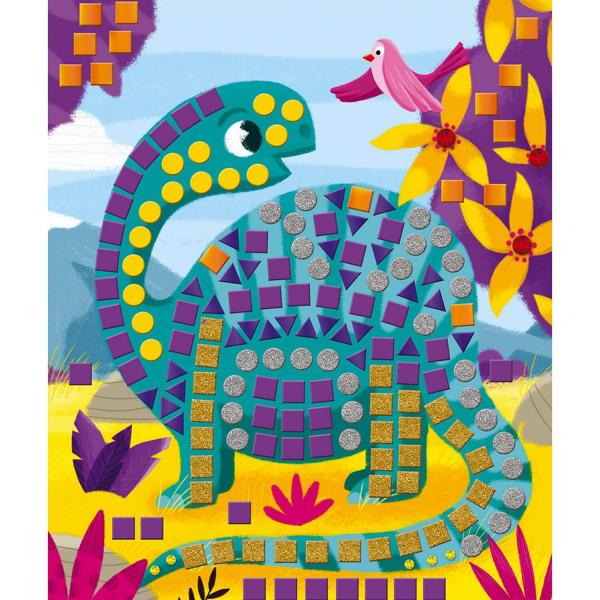 Kit Creativo: Mosaicos de Dinosaurios - Janod-J07903