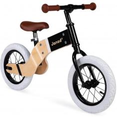 Bicicleta de equilibrio de madera y metal de lujo.