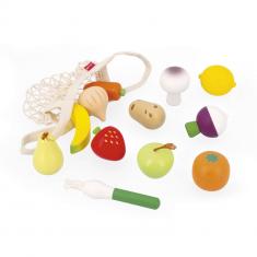 Set 12 Früchte und Gemüse Netz: Mamie Soleil