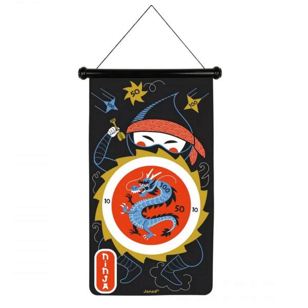 Ninja Magnetic Darts Set - Janod-J02089