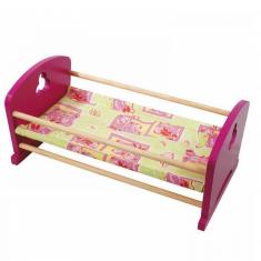 Wooden cradle for doll