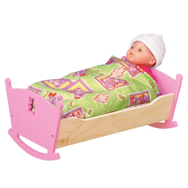 Wooden teddy bear cradle - JB-Bois-343343