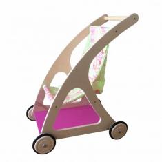 Baby accessory: Wooden stroller