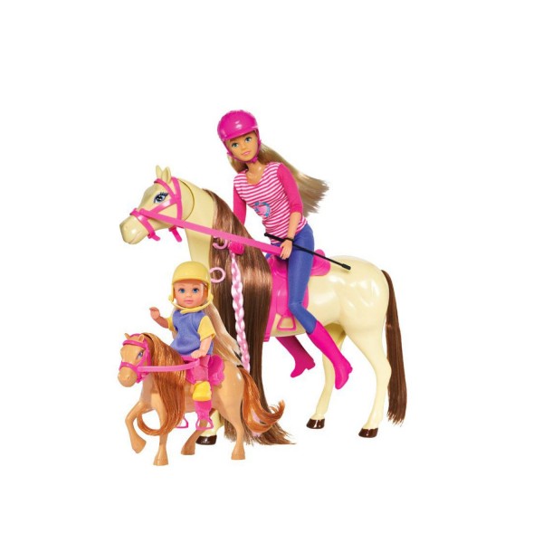 Poupées Jenny et Laura à cheval - Jenny-JEN5730939