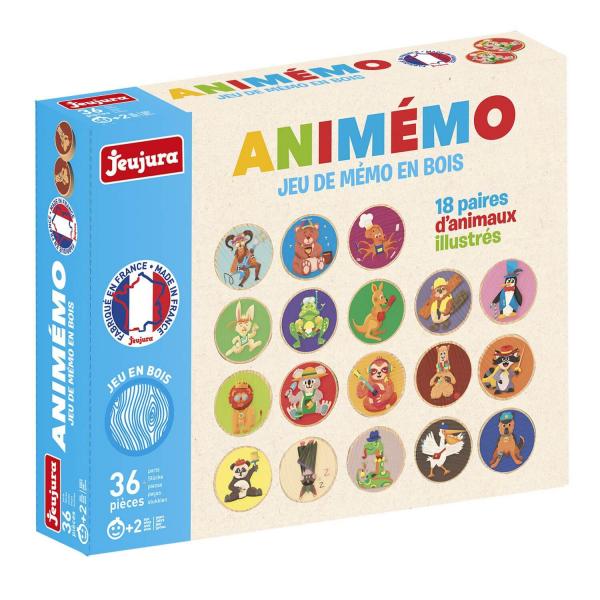 Memo-Spiel: Animémo - Jeujura-8449