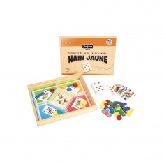 Coffret de jeux traditionnels en bois : le nain jaune