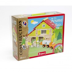 Count chalet with truck and animals 180 pieces