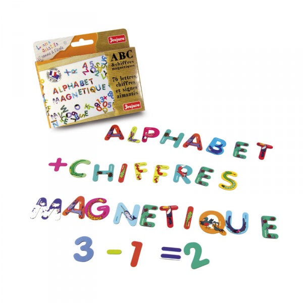 Lettres magnétiques en mousse EVA de A à Z, aimants pour réfrigérateur, jouets é
