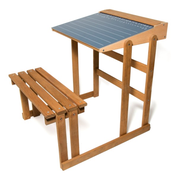 Wooden school desk - Jeujura-8862