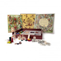 Coffret en bois : Jeux de société : Tradition