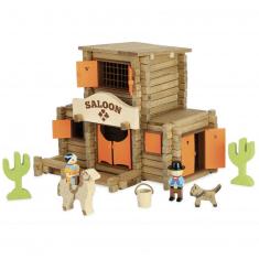 Wooden Wild West Saloon: 170 pieces